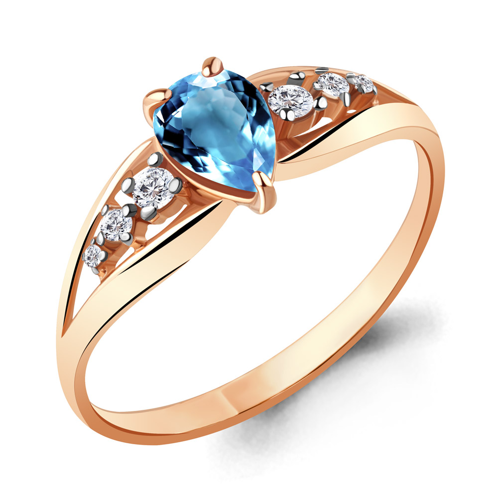 Кольцо из золота с топазом\фианитом Aquamarine Aquamarine 6578705А_585_кз р. 16,5, 6578705А_585_кз
Кольцо из золота с топазом\фианитом Aquamarine Aquamarine 6578705А_585_кз р. 16,5, 6578705А_585_кз