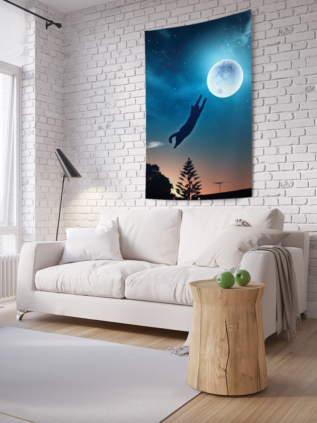 Вертикальное фотопанно на стену JoyArty Кот прыгает на луну 150x200 см, Кот прыгает на луну
Вертикальное фотопанно на стену JoyArty Кот прыгает на луну 150x200 см, Кот прыгает на луну