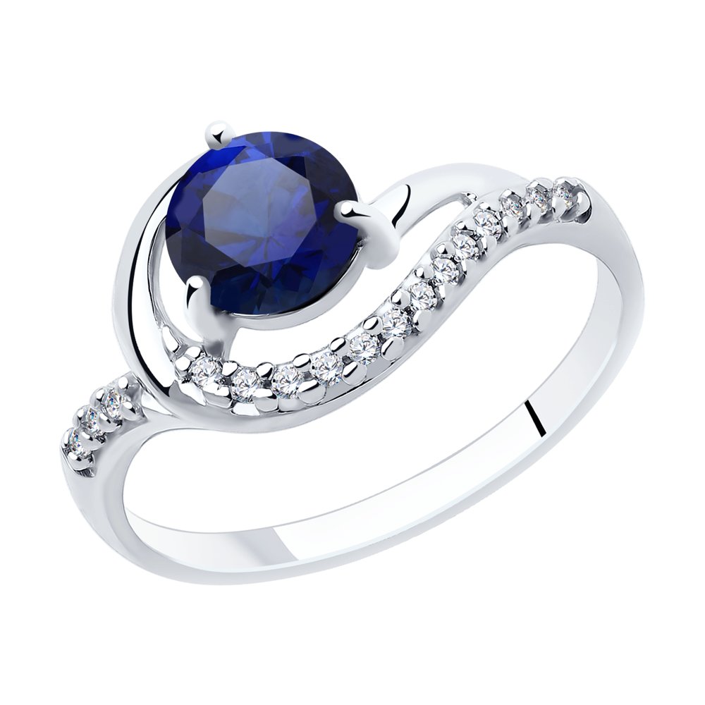 Кольцо из серебра с корундом искусственным/фианитом р. , Diamant 94-310-00413-1, 94-310-00413-1
Кольцо из серебра с корундом искусственным/фианитом р. , Diamant 94-310-00413-1, 94-310-00413-1