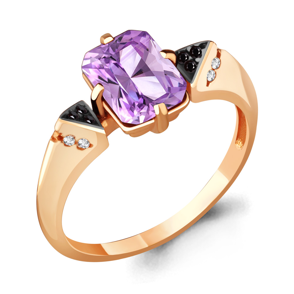 Кольцо из серебра с аметистом\фианитом Aquamarine Aquamarine 6574804Ч_925_з р, 6574804Ч_925_з
Кольцо из серебра с аметистом\фианитом Aquamarine Aquamarine 6574804Ч_925_з р, 6574804Ч_925_з