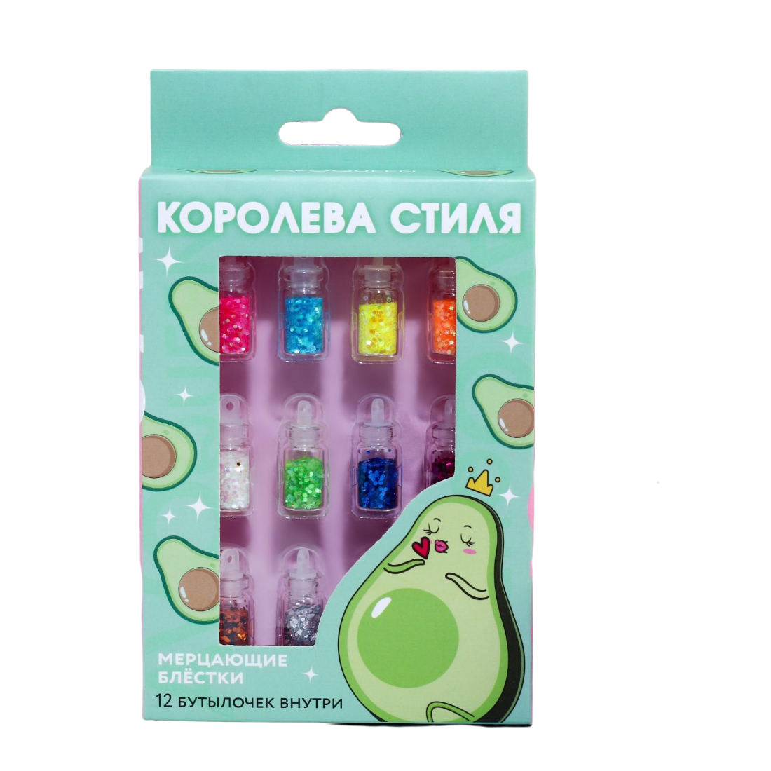 Крупные блёстки для маникюра «Королева стиля», 12 цветов 5188579, Разноцветный
Крупные блёстки для маникюра «Королева стиля», 12 цветов 5188579, Разноцветный