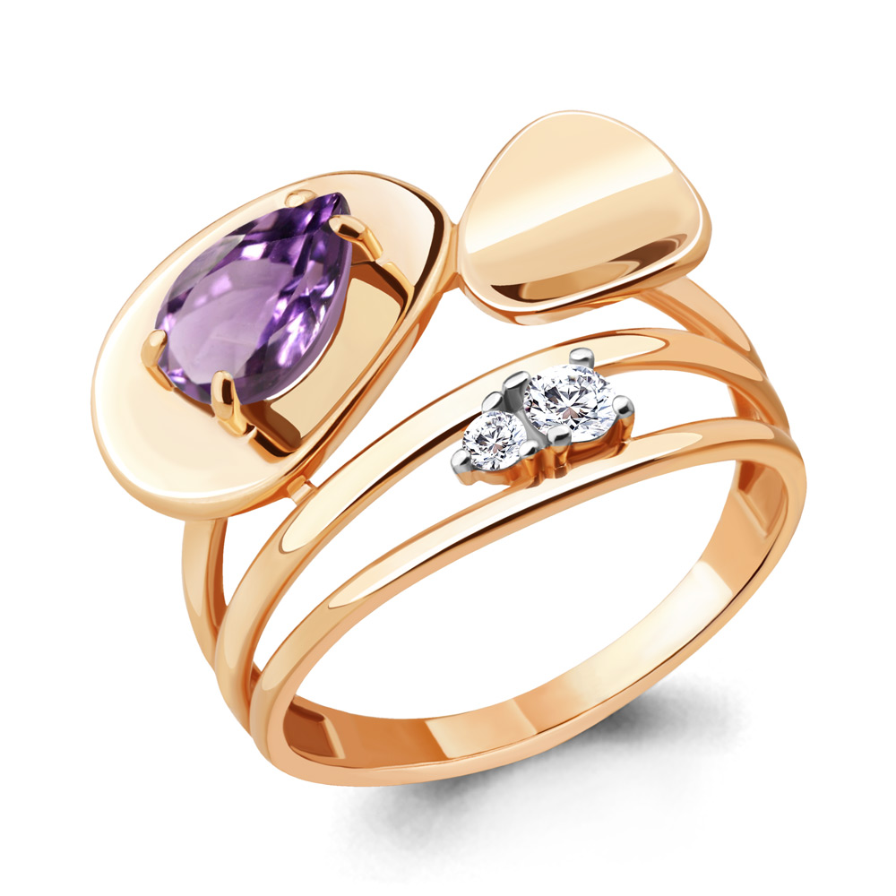 Кольцо из серебра с аметистом\фианитом Aquamarine Aquamarine 6564704_925_з р, 6564704_925_з
Кольцо из серебра с аметистом\фианитом Aquamarine Aquamarine 6564704_925_з р, 6564704_925_з