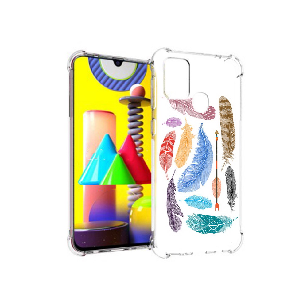Чехол MyPads Tocco для Samsung Galaxy M31 разноцветные перья (PT147019.488.572), Прозрачный, Tocco
Чехол MyPads Tocco для Samsung Galaxy M31 разноцветные перья (PT147019.488.572), Прозрачный, Tocco