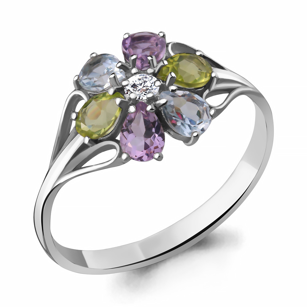 Кольцо из серебра с аметистом\топазом Aquamarine Aquamarine 6552504А_925_р р, 6552504А_925_р
Кольцо из серебра с аметистом\топазом Aquamarine Aquamarine 6552504А_925_р р, 6552504А_925_р