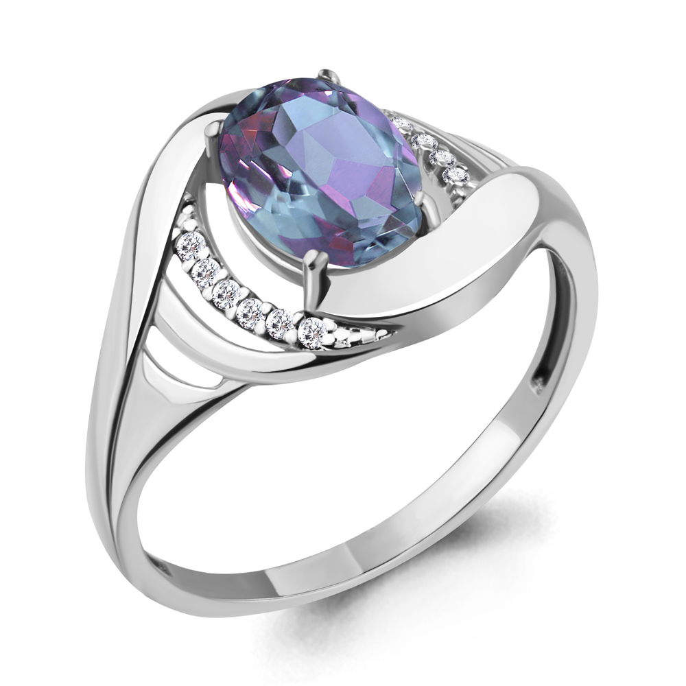 Кольцо из серебра с фианитом Aquamarine Aquamarine 6547225А_925 р. 18, 6547225А_925 
Кольцо из серебра с фианитом Aquamarine Aquamarine 6547225А_925 р. 18, 6547225А_925