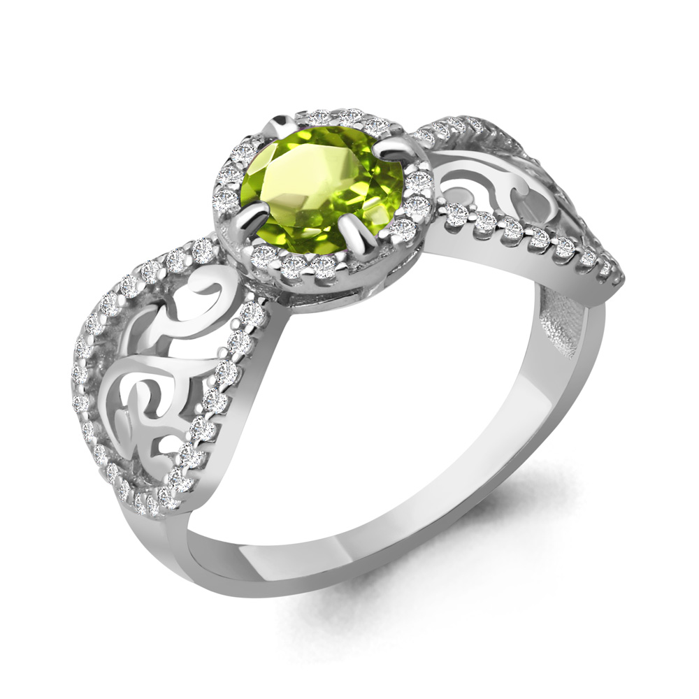 Кольцо из серебра с хризолитом\фианитом Aquamarine Aquamarine 6544807А_925_р р. 16,5, 6544807А_925_р
Кольцо из серебра с хризолитом\фианитом Aquamarine Aquamarine 6544807А_925_р р. 16,5, 6544807А_925_р