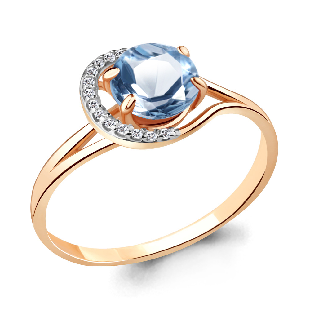 Кольцо из серебра с топазом\фианитом Aquamarine Aquamarine 6539605А_925_з р, 6539605А_925_з
Кольцо из серебра с топазом\фианитом Aquamarine Aquamarine 6539605А_925_з р, 6539605А_925_з