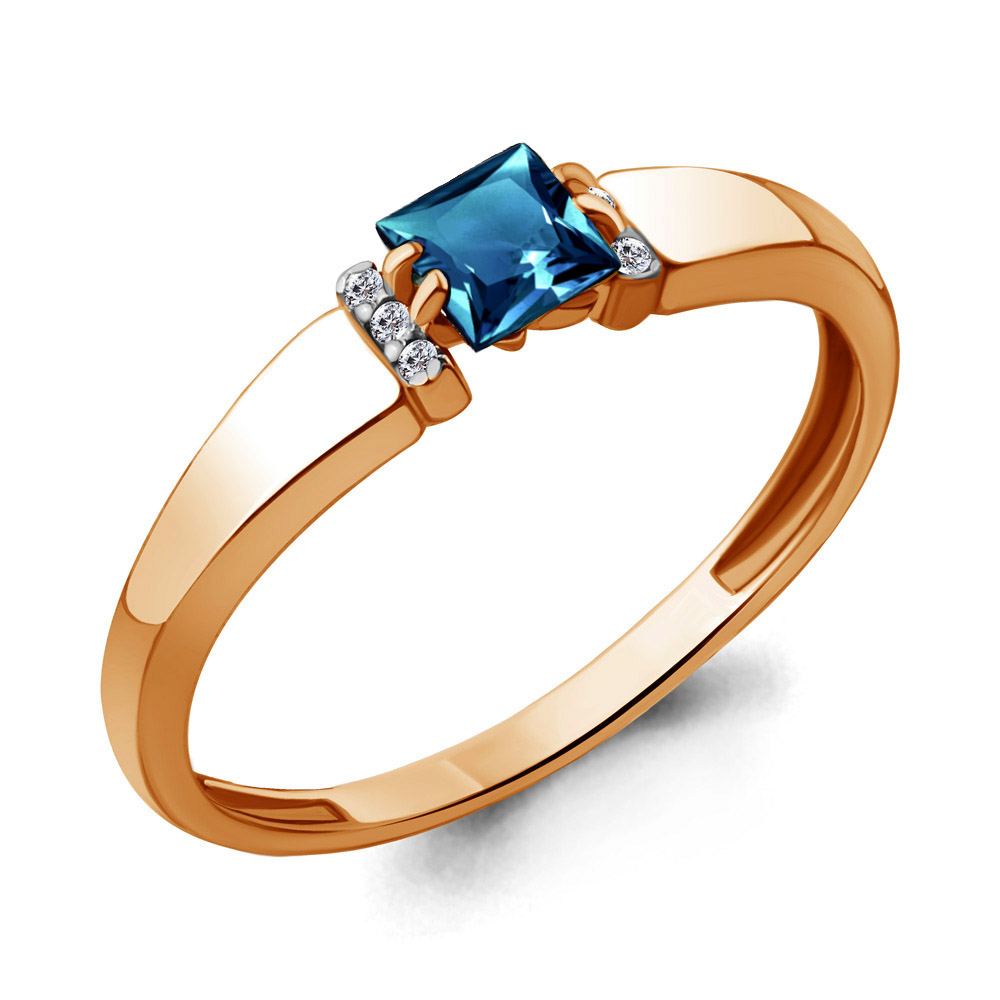 Кольцо из золота с топазом\фианитом Aquamarine Aquamarine 6524808А_585_кз р. 16,5, 6524808А_585_кз
Кольцо из золота с топазом\фианитом Aquamarine Aquamarine 6524808А_585_кз р. 16,5, 6524808А_585_кз