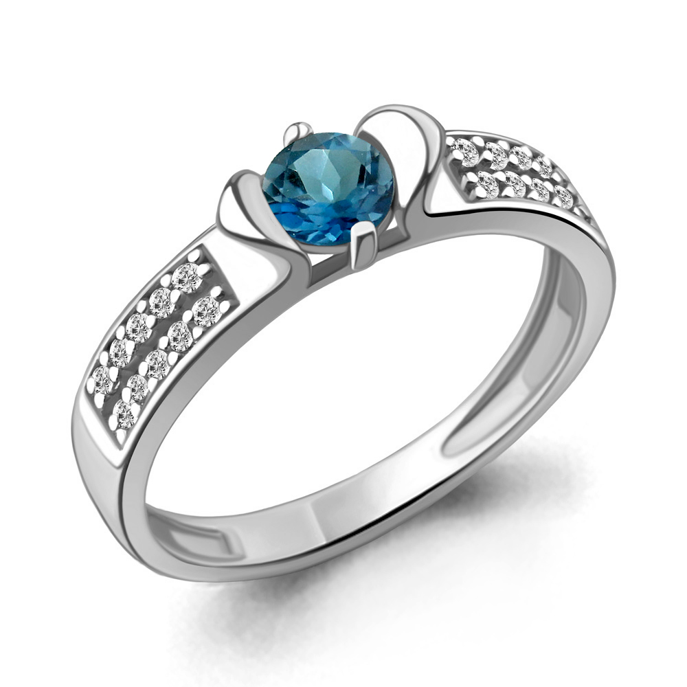 Кольцо из серебра с топазом\фианитом Aquamarine Aquamarine 6519508А_925_р р. 17, 6519508А_925_р
Кольцо из серебра с топазом\фианитом Aquamarine Aquamarine 6519508А_925_р р. 17, 6519508А_925_р