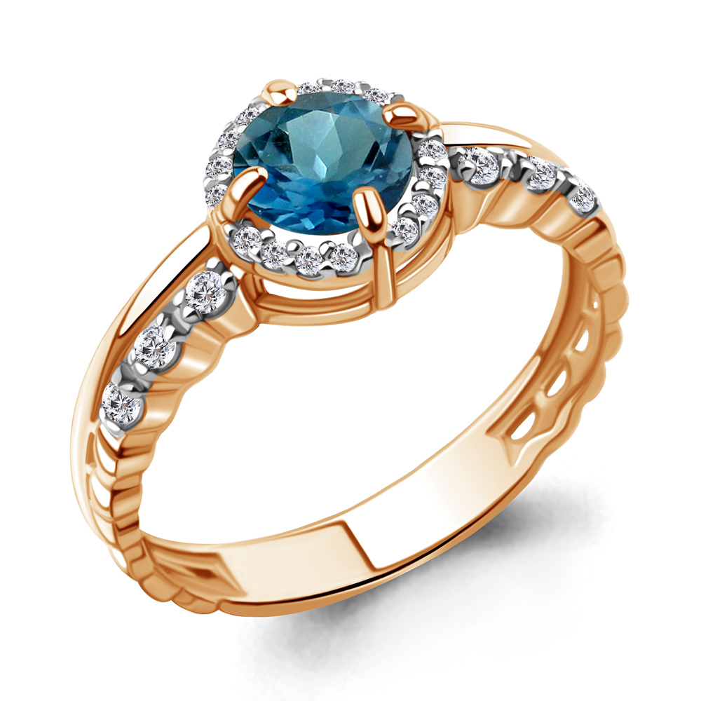 Кольцо из серебра с топазом\фианитом Aquamarine Aquamarine 6449208А_925_з р, 6449208А_925_з
Кольцо из серебра с топазом\фианитом Aquamarine Aquamarine 6449208А_925_з р, 6449208А_925_з