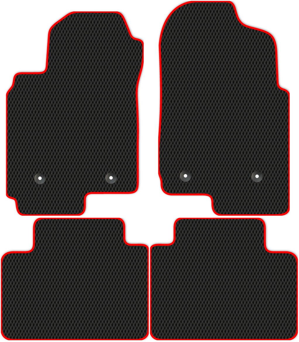 Коврики ЭВА в салон для FAW Besturm X80 (SUV) 2016 - Н.В., 4 шт. черный, красный кант, 7701-S4Y-H 
Коврики ЭВА в салон для FAW Besturm X80 (SUV) 2016 - Н.В., 4 шт. черный, красный кант, 7701-S4Y-H