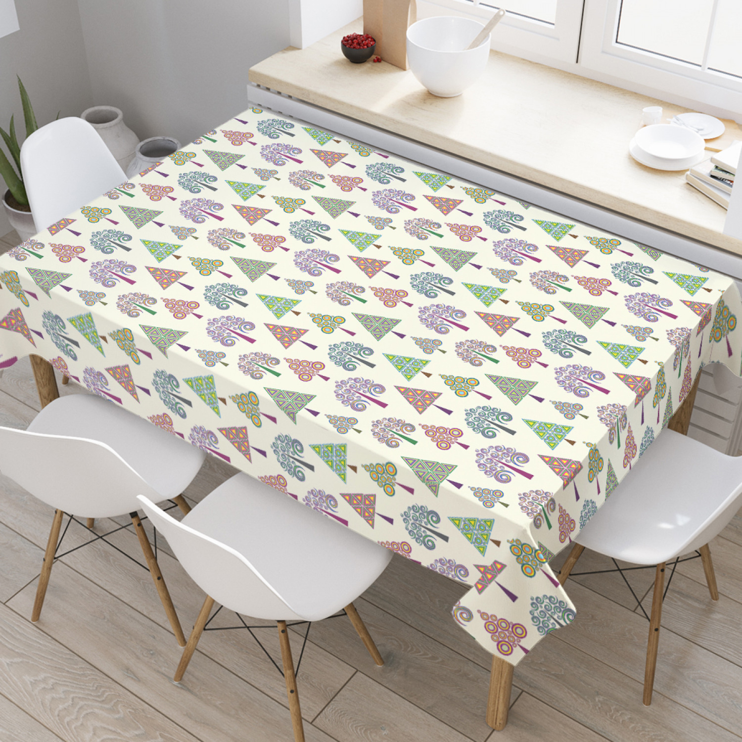 Скатерть прямоугольная JoyArty "Геометрические кроны деревьев" из сатена, 120x145 см, Серый, Геометрические кроны деревьев
Скатерть прямоугольная JoyArty "Геометрические кроны деревьев" из сатена, 120x145 см, Серый, Геометрические кроны деревьев