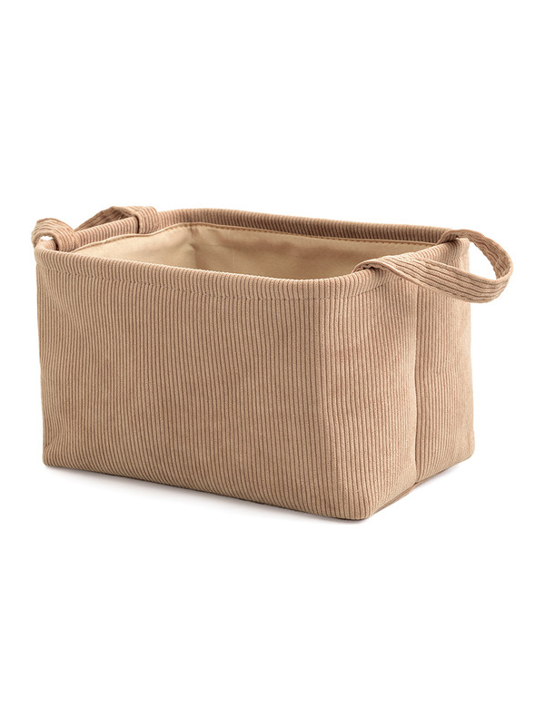 фото Органайзер для хранения denastia 30х20х18 см вельвет бежевый