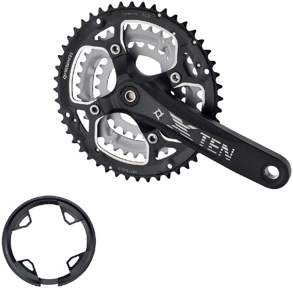 Система шатунов PROWHEEL TEN-751, кованый AL-6061-T6, 175мм, 3x9ск, SQR 113мм, 48/36/26T,, Черный
Система шатунов PROWHEEL TEN-751, кованый AL-6061-T6, 175мм, 3x9ск, SQR 113мм, 48/36/26T,, Черный