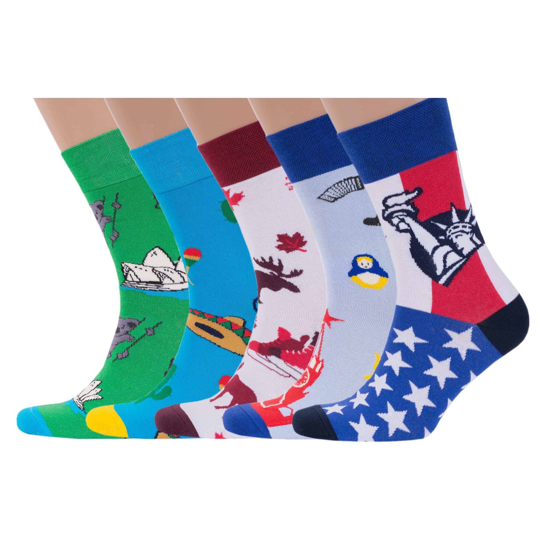 Комплект носков мужских MoscowSocksClub белых; голубых; зеленых; бирюзовых; синих, msk-5М
Комплект носков мужских MoscowSocksClub белых; голубых; зеленых; бирюзовых; синих, msk-5М
