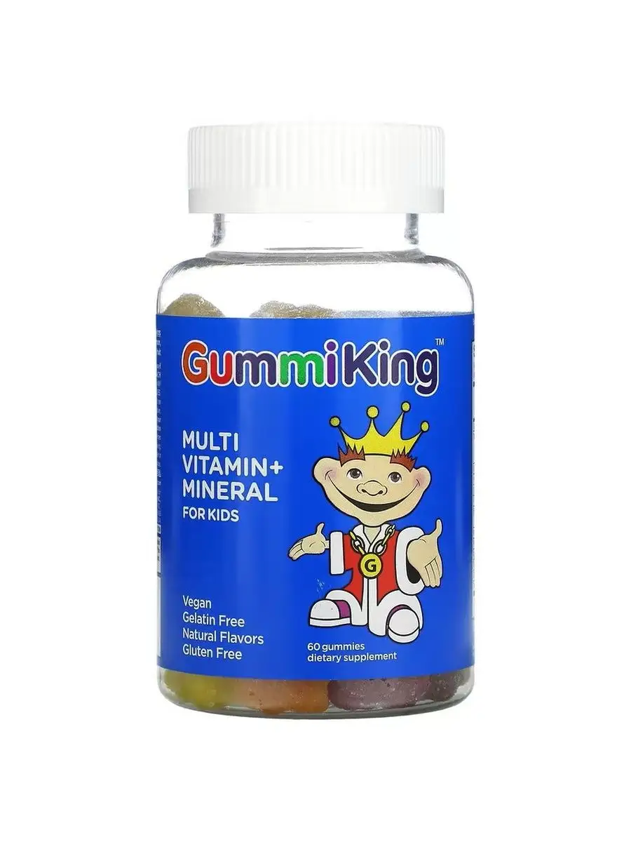 Мультивитамины и микроэлементы GummiKing Multi Vitamin+Mineral for Kids конфеты 60 шт
Мультивитамины и микроэлементы GummiKing Multi Vitamin+Mineral for Kids конфеты 60 шт