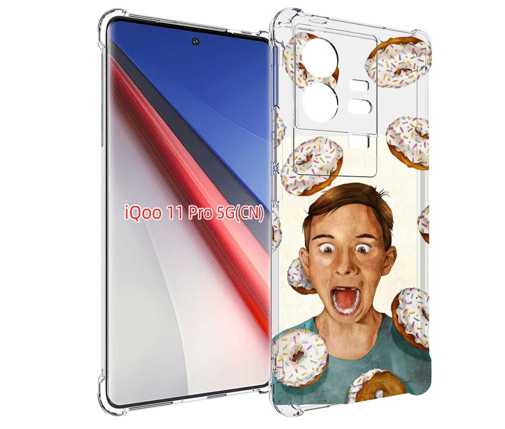 Чехол бампер MyPads Бешенные-пончики для Vivo iQOO 11 Pro против..., Прозрачный, Tocco
Чехол бампер MyPads Бешенные-пончики для Vivo iQOO 11 Pro против..., Прозрачный, Tocco