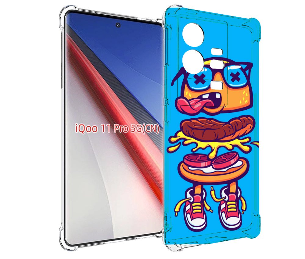 Чехол бампер MyPads Бургер с очками для Vivo iQOO 11 Pro противо..., Прозрачный, Tocco
Чехол бампер MyPads Бургер с очками для Vivo iQOO 11 Pro противо..., Прозрачный, Tocco