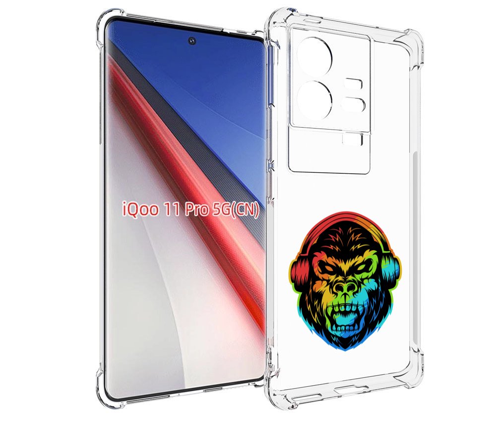 Чехол бампер MyPads Горилла-в-наушниках для Vivo iQOO 11 Pro про..., Прозрачный, Tocco
Чехол бампер MyPads Горилла-в-наушниках для Vivo iQOO 11 Pro про..., Прозрачный, Tocco