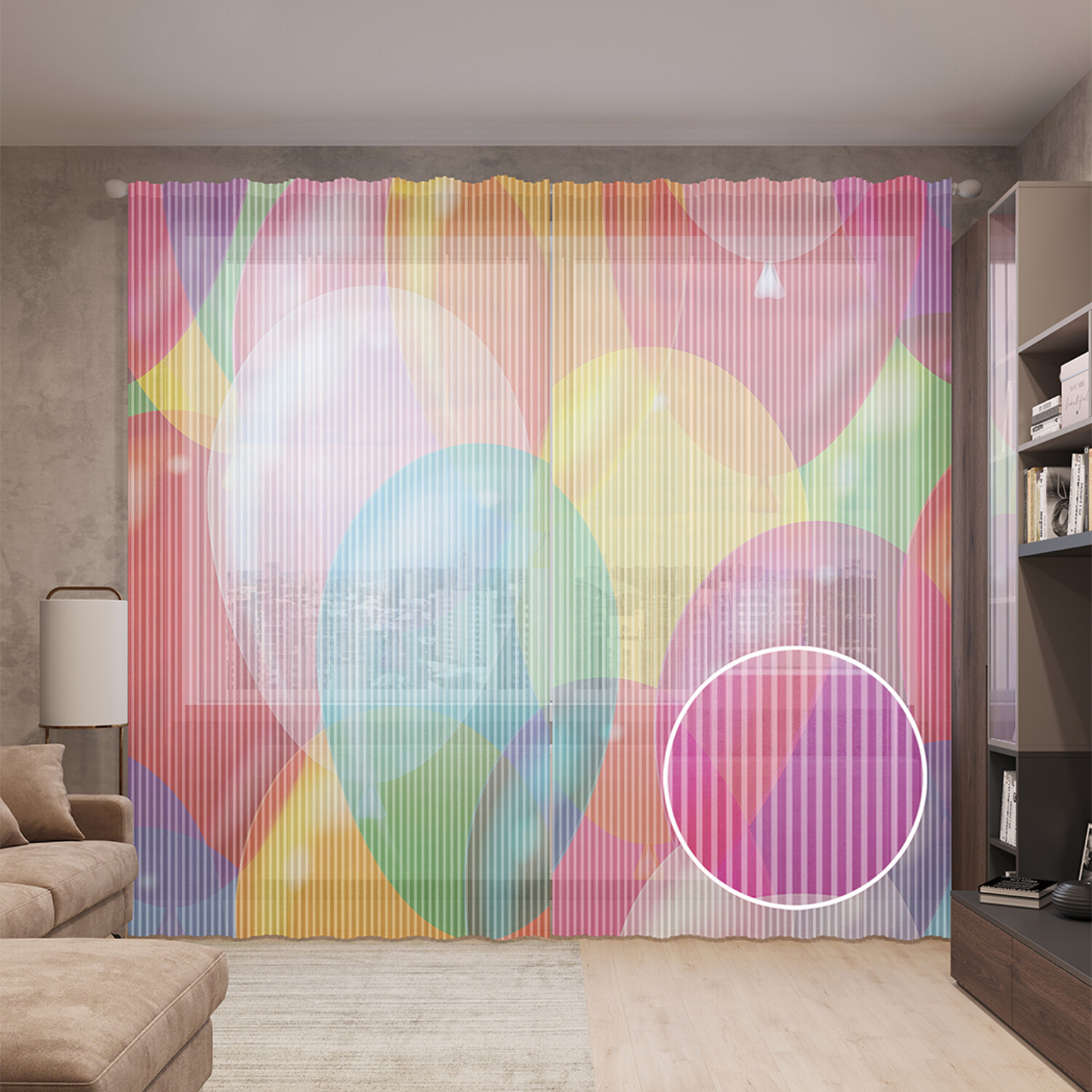 Тюль вуаль на шторной ленте с принтом JoyArty "В окружении шаров", 310х265 см, В окружении шаров
Тюль вуаль на шторной ленте с принтом JoyArty "В окружении шаров", 310х265 см, В окружении шаров