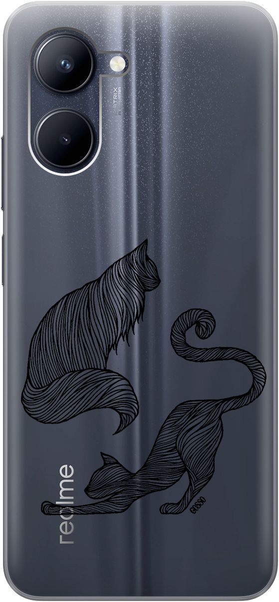 Силиконовый чехол на realme C33 с 3D принтом "Lazy Cats" прозрачный, Прозрачный;серый, 1575000
Силиконовый чехол на realme C33 с 3D принтом "Lazy Cats" прозрачный, Прозрачный;серый, 1575000