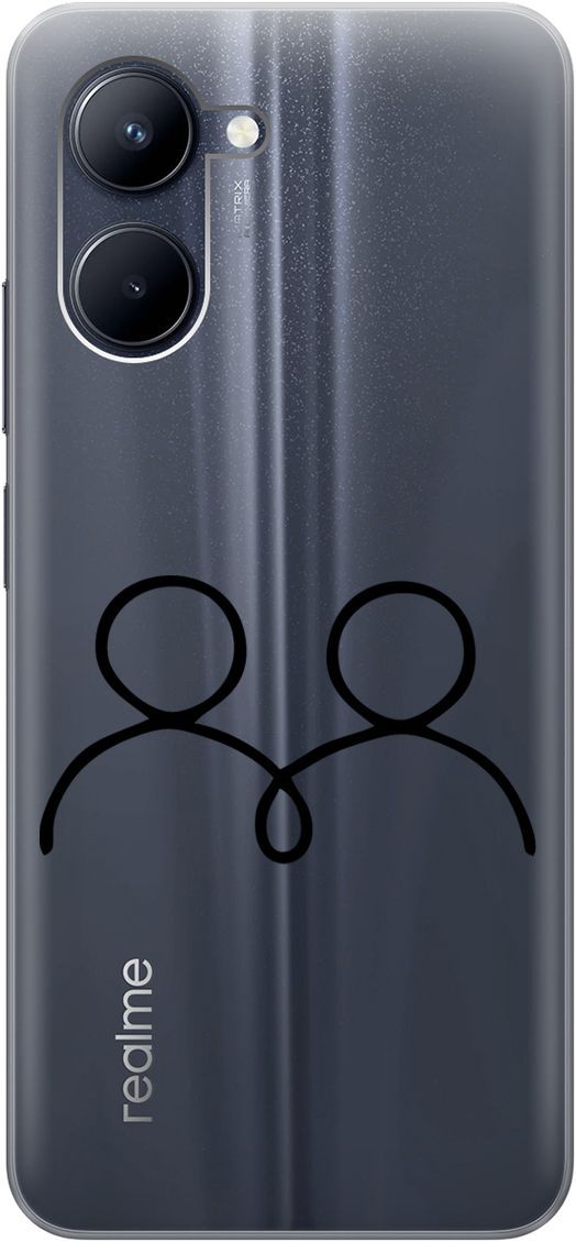 Силиконовый чехол на realme C33 с 3D принтом "Couple Lines" прозрачный, Прозрачный;черный, 1575100
Силиконовый чехол на realme C33 с 3D принтом "Couple Lines" прозрачный, Прозрачный;черный, 1575100