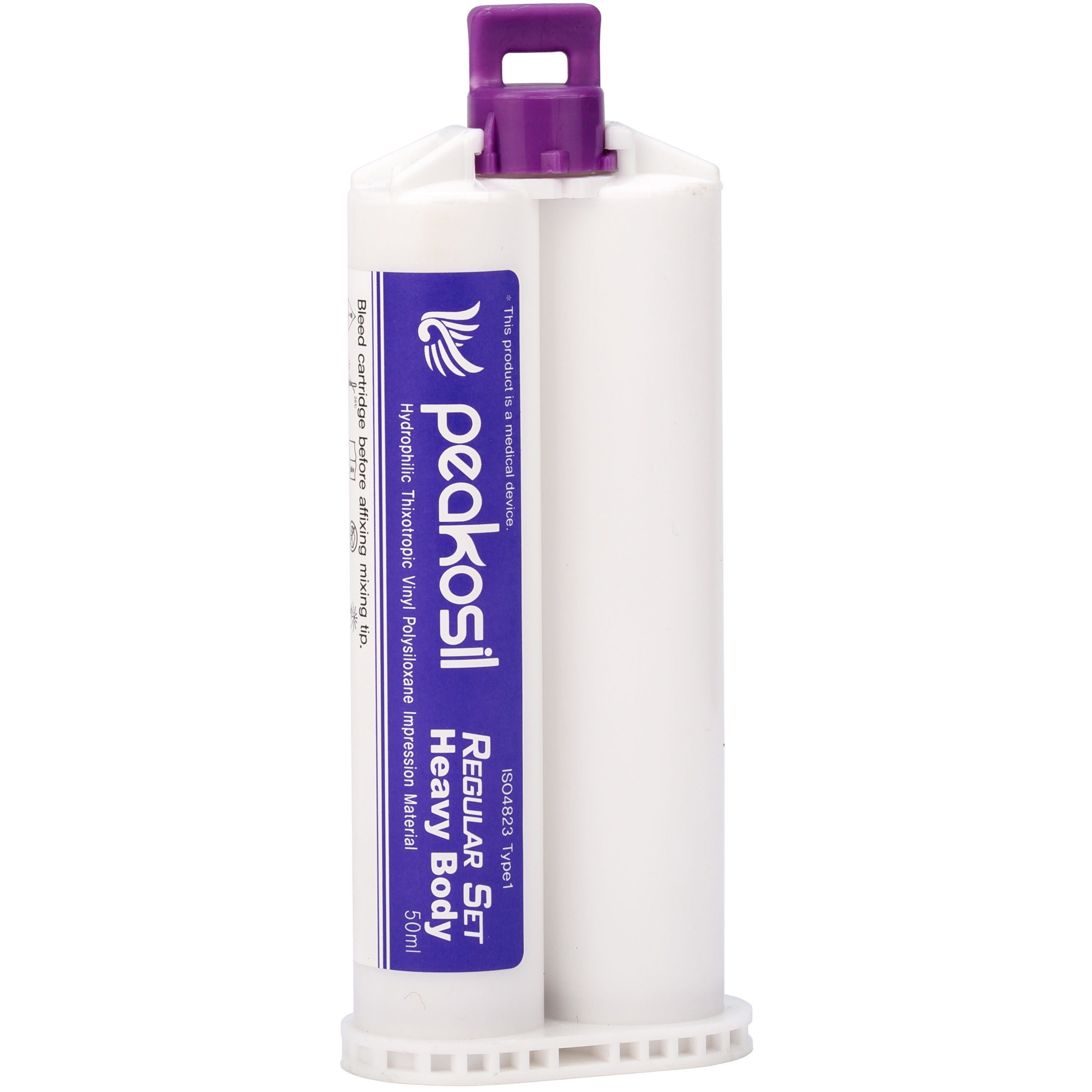 Слепочная масса PEAKOSIL Heavy Body Regular Set А-силикон высокой вязкости 50 мл, Фиолетовый
Слепочная масса PEAKOSIL Heavy Body Regular Set А-силикон высокой вязкости 50 мл, Фиолетовый