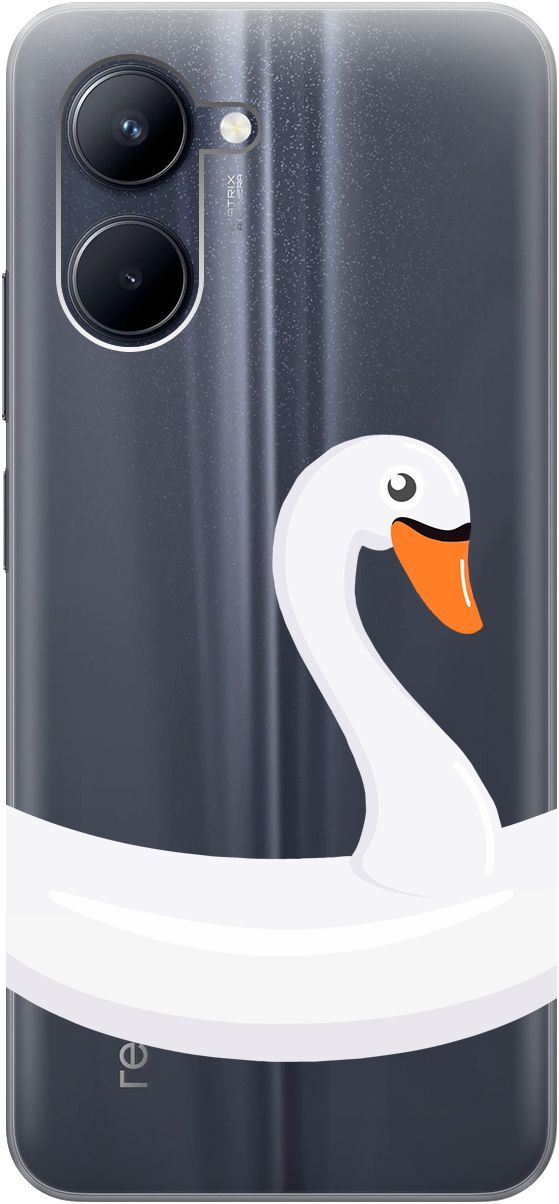 Силиконовый чехол на realme C33 с 3D принтом "Swan Swim Ring" прозрачный, Прозрачный;белый, 1575100
Силиконовый чехол на realme C33 с 3D принтом "Swan Swim Ring" прозрачный, Прозрачный;белый, 1575100