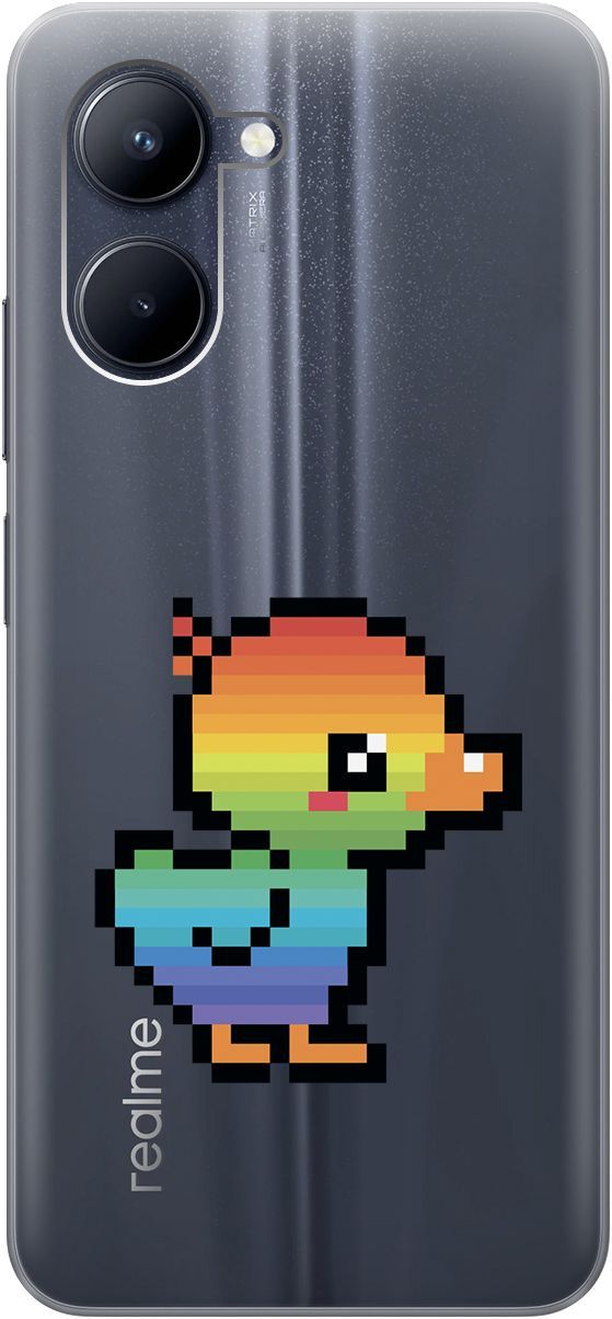 Силиконовый чехол на realme C33 с 3D принтом "Pixel Duck" прозрачный, Прозрачный;желтый, 1575100
Силиконовый чехол на realme C33 с 3D принтом "Pixel Duck" прозрачный, Прозрачный;желтый, 1575100