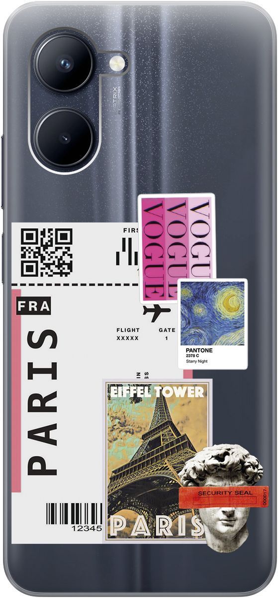 Силиконовый чехол на realme C33 с 3D принтом "Paris Stickers" прозрачный, Прозрачный;бежевый, 1575100
Силиконовый чехол на realme C33 с 3D принтом "Paris Stickers" прозрачный, Прозрачный;бежевый, 1575100