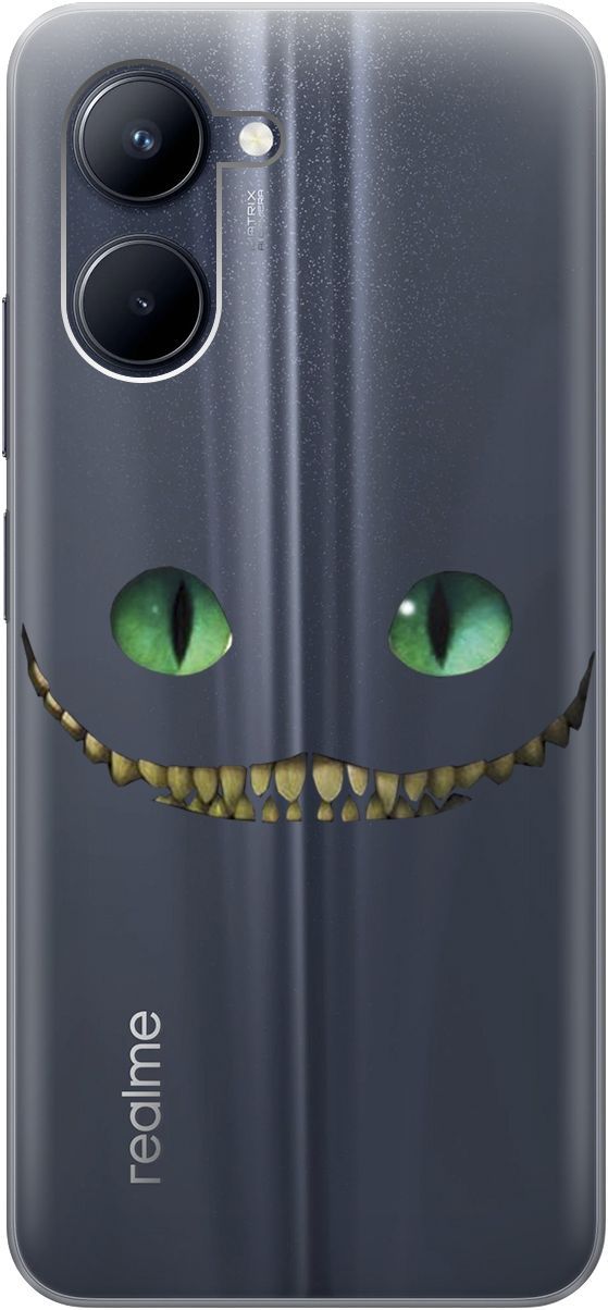 Силиконовый чехол на realme C33 с 3D принтом "Cheshire Cat" прозрачный, Прозрачный;белый, 1575200
Силиконовый чехол на realme C33 с 3D принтом "Cheshire Cat" прозрачный, Прозрачный;белый, 1575200