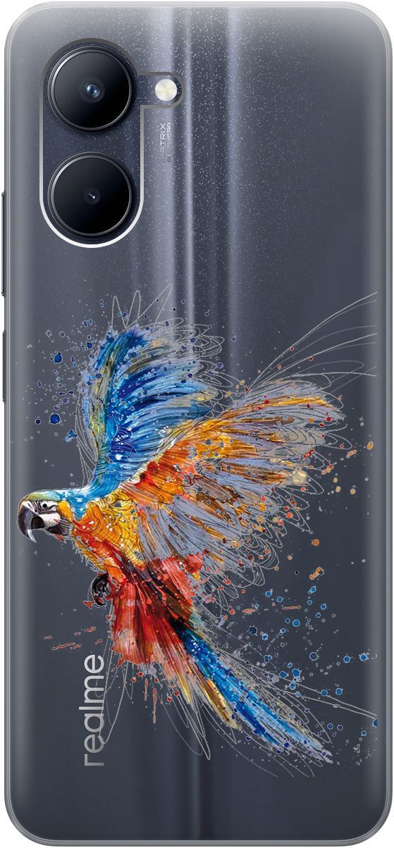 Силиконовый чехол на realme C33 с 3D принтом "Colorful Parrot" прозрачный, Прозрачный;голубой, 1575200
Силиконовый чехол на realme C33 с 3D принтом "Colorful Parrot" прозрачный, Прозрачный;голубой, 1575200