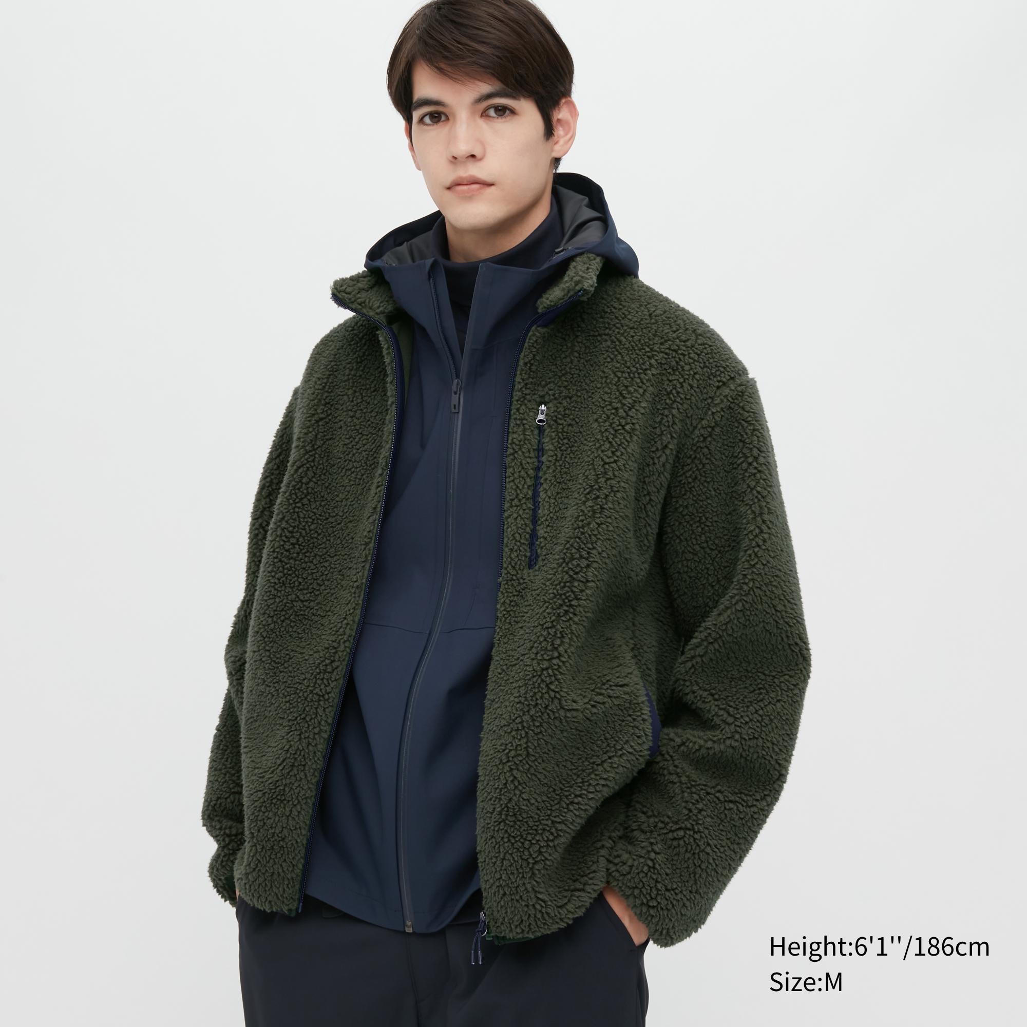 фото Куртка мужская uniqlo 450200col56 хаки xs (доставка из-за рубежа)
