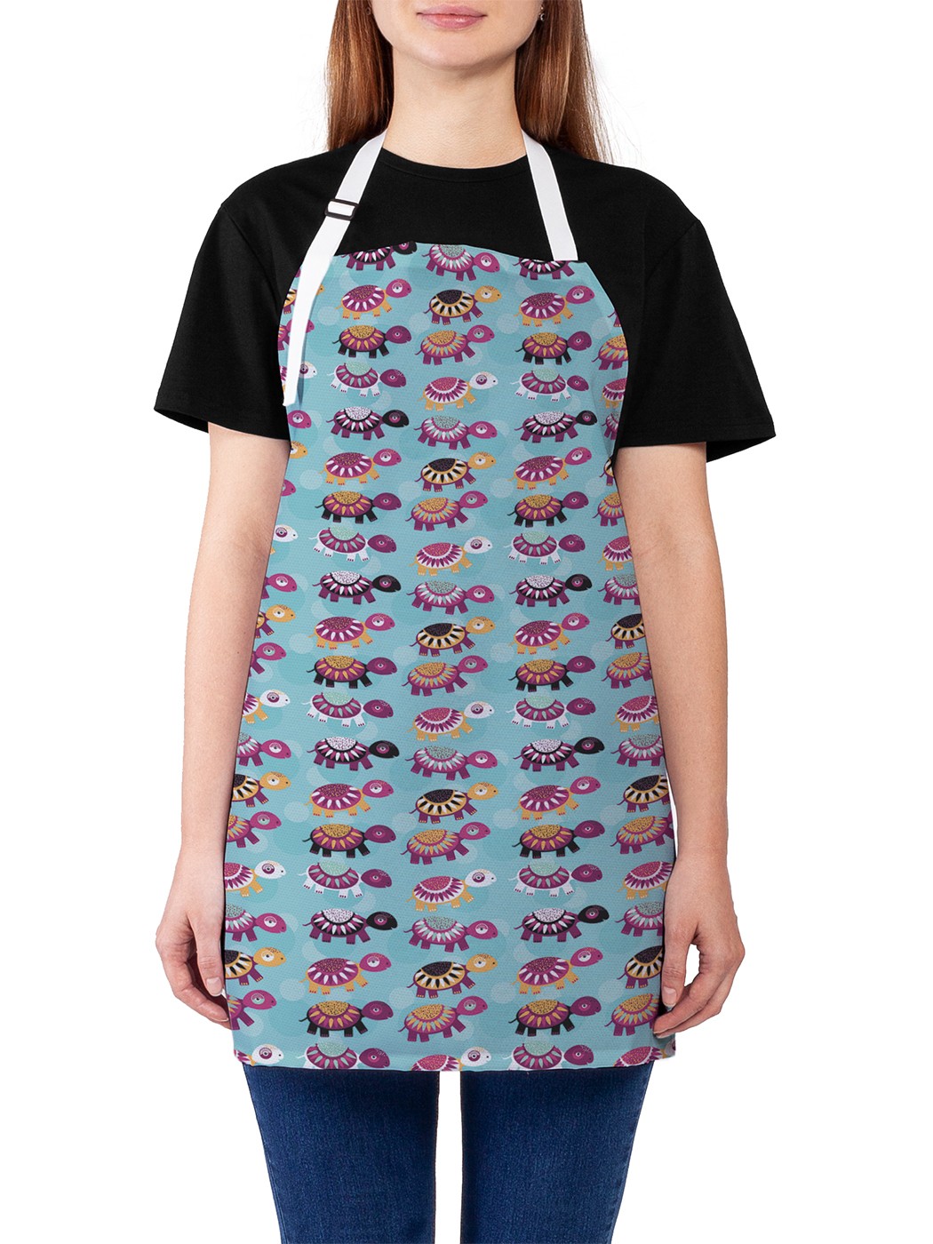 Фартук женский JoyArty для готовки "Солнце на панцире", универсальный размер 
Фартук женский JoyArty для готовки "Солнце на панцире", универсальный размер