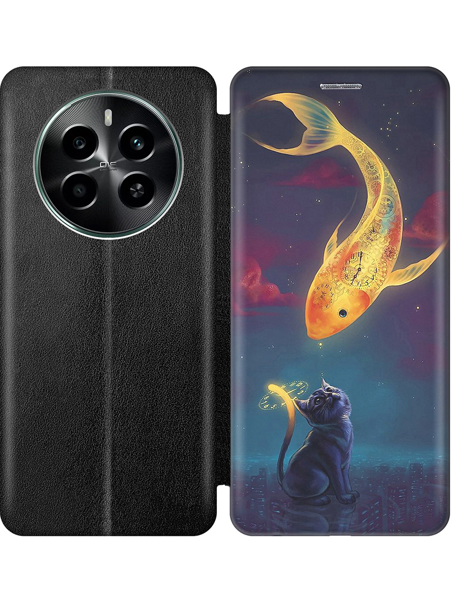 Чехол-книжка на Realme 12 4g с принтом "Кот и рыбка" черный, Черный;желтый;серый;синий, 783982085
Чехол-книжка на Realme 12 4g с принтом "Кот и рыбка" черный, Черный;желтый;серый;синий, 783982085