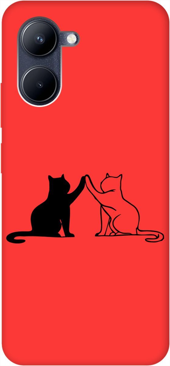Силиконовый чехол на realme C33 с принтом "Cats" красный, Красный;черный, 1577200
Силиконовый чехол на realme C33 с принтом "Cats" красный, Красный;черный, 1577200