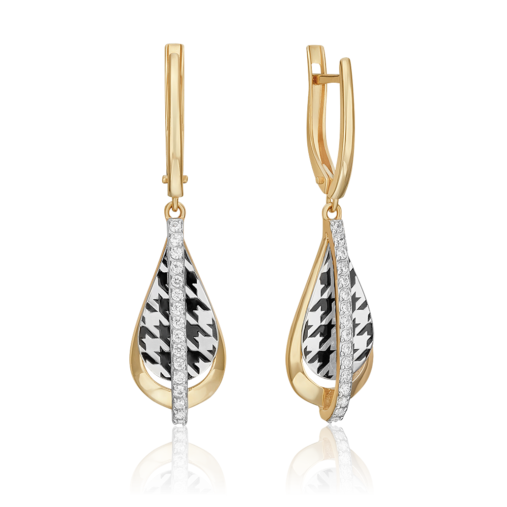 Серьги подвески из золота PLATINA jewelry 02-5203-00-401-1121, фианит/эмаль, 02-5203-00-401-1121
Серьги подвески из золота PLATINA jewelry 02-5203-00-401-1121, фианит/эмаль, 02-5203-00-401-1121