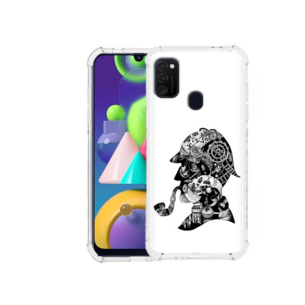 Чехол MyPads Tocco для Samsung Galaxy M21 мужчина с трубкой абстракция (PT147110.591.488), Прозрачный, Tocco
Чехол MyPads Tocco для Samsung Galaxy M21 мужчина с трубкой абстракция (PT147110.591.488), Прозрачный, Tocco