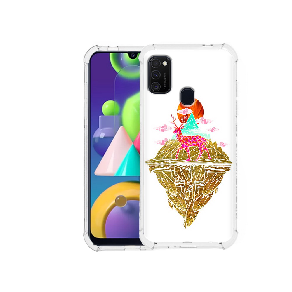 Чехол MyPads Tocco для Samsung Galaxy M21 розовый олень абстракция (PT147110.591.586), Прозрачный, Tocco
Чехол MyPads Tocco для Samsung Galaxy M21 розовый олень абстракция (PT147110.591.586), Прозрачный, Tocco