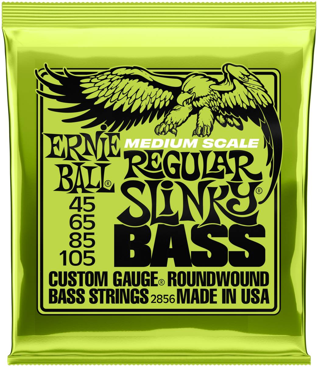 Ernie Ball 2856 Regular Slinky Short Scale 45-105 - Струны для бас-гитары, 2856 Regular Slinky
Ernie Ball 2856 Regular Slinky Short Scale 45-105 - Струны для бас-гитары, 2856 Regular Slinky