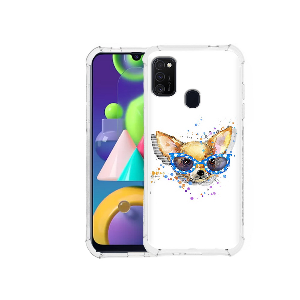 Чехол MyPads Tocco для Samsung Galaxy M21 чихуа-хуа в очках (PT147110.591.691), Прозрачный, Tocco
Чехол MyPads Tocco для Samsung Galaxy M21 чихуа-хуа в очках (PT147110.591.691), Прозрачный, Tocco