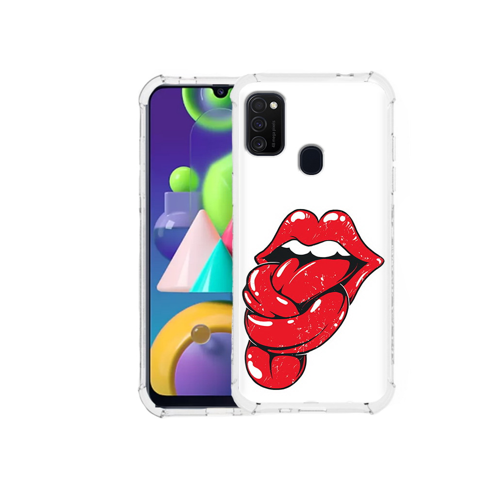 Чехол MyPads Tocco для Samsung Galaxy M21 яркие губы с языком (PT147110.591.705), Прозрачный, Tocco
Чехол MyPads Tocco для Samsung Galaxy M21 яркие губы с языком (PT147110.591.705), Прозрачный, Tocco