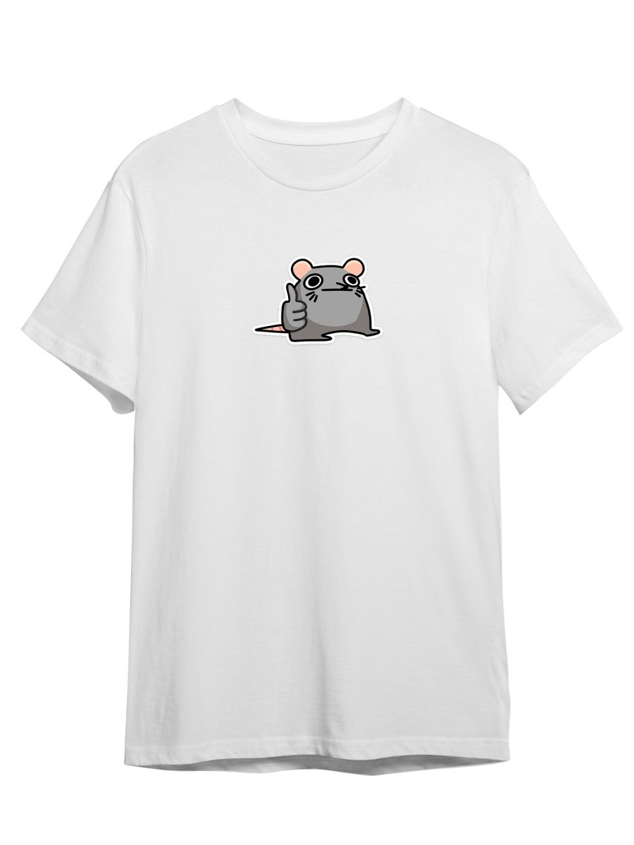 Футболка унисекс Каждому Своё Крыса/Мышь/Стикер ВК JJMS7 белая 4XL, Белый, "Крыса/Мышь/Стикер ВК" JJMS7
Футболка унисекс Каждому Своё Крыса/Мышь/Стикер ВК JJMS7 белая 4XL, Белый, "Крыса/Мышь/Стикер ВК" JJMS7