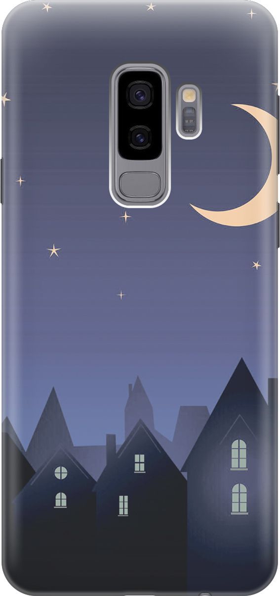 Силиконовый чехол на Samsung Galaxy S9+ с принтом "Месяц над городом", Синий;черный, 7559
Силиконовый чехол на Samsung Galaxy S9+ с принтом "Месяц над городом", Синий;черный, 7559