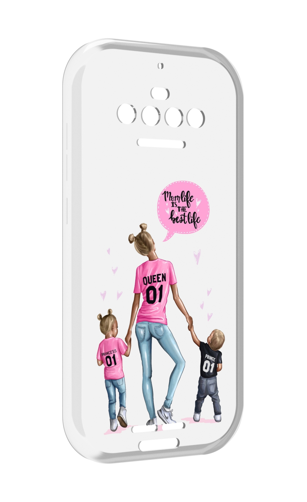 Чехол MyPads Мама-королева женский для Oukitel F150 R2022, Прозрачный, Tocco 
Чехол MyPads Мама-королева женский для Oukitel F150 R2022, Прозрачный, Tocco