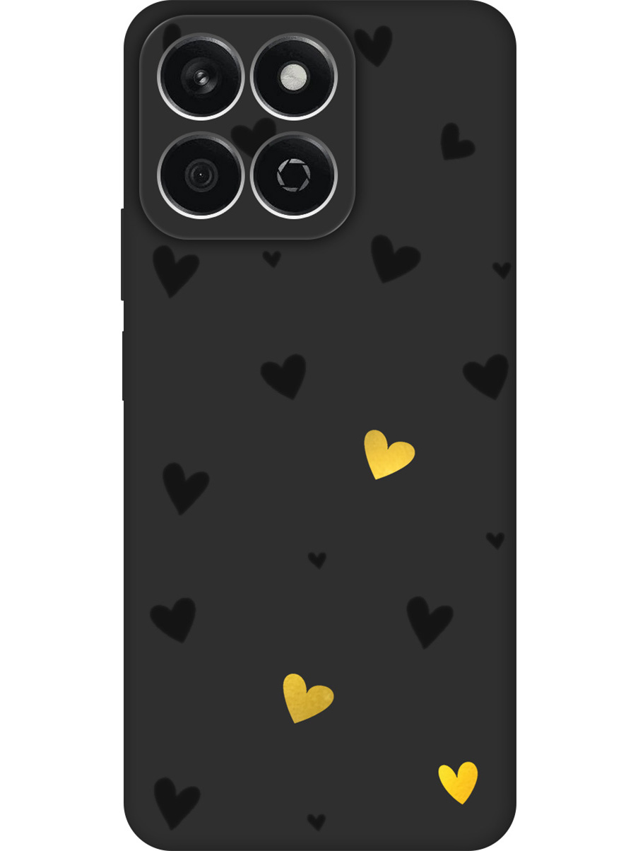 Силиконовый чехол на Honor X7C с принтом "Черные сердечки" матовый черный, Черный;золотистый, 786720591
Силиконовый чехол на Honor X7C с принтом "Черные сердечки" матовый черный, Черный;золотистый, 786720591