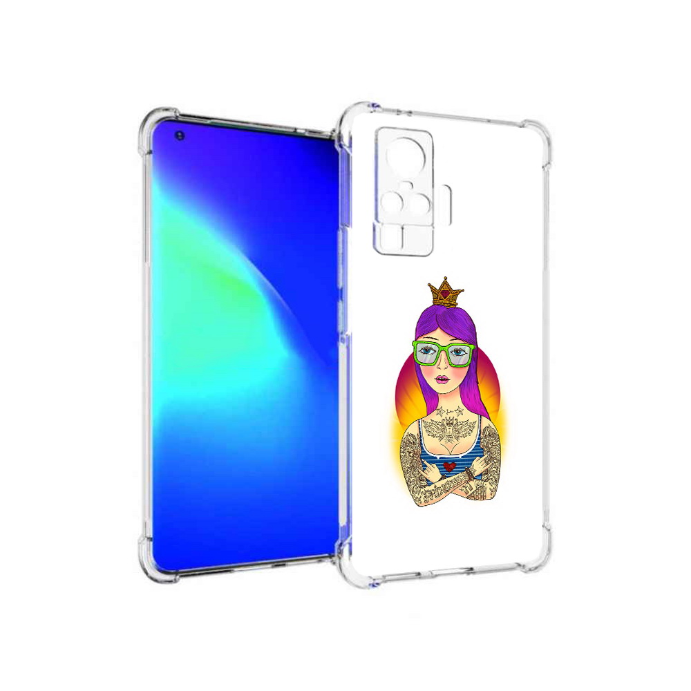Чехол MyPads Tocco для Vivo X50 Pro девушка в татуировках с короной (PT151209.405.305), Прозрачный, Tocco
Чехол MyPads Tocco для Vivo X50 Pro девушка в татуировках с короной (PT151209.405.305), Прозрачный, Tocco