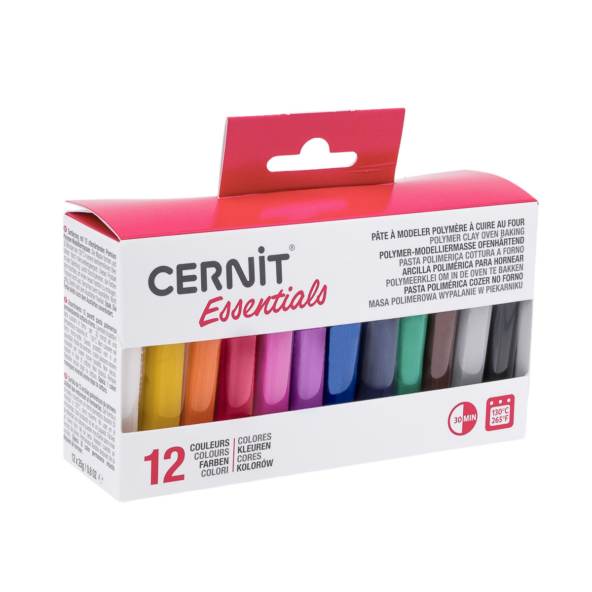Набор полимерной глины Cernit Essentials CEASS001C основные цвета Number One 12 шт*25 г, Разноцветный
Набор полимерной глины Cernit Essentials CEASS001C основные цвета Number One 12 шт*25 г, Разноцветный