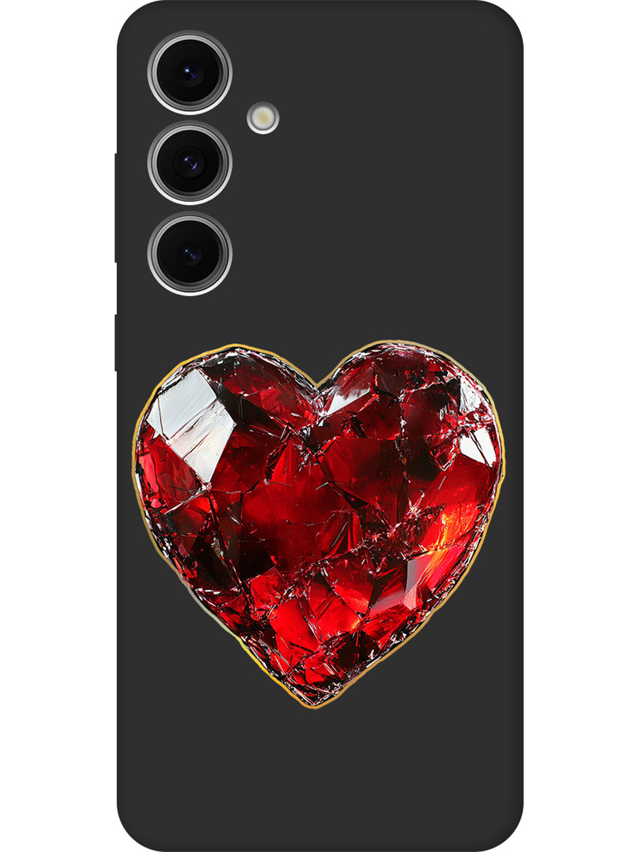 Силиконовый чехол на Samsung Galaxy S24 FE с принтом "Сломленное сердце" матовый черный, Черный;золотистый;красный, 786718191
Силиконовый чехол на Samsung Galaxy S24 FE с принтом "Сломленное сердце" матовый черный, Черный;золотистый;красный, 786718191