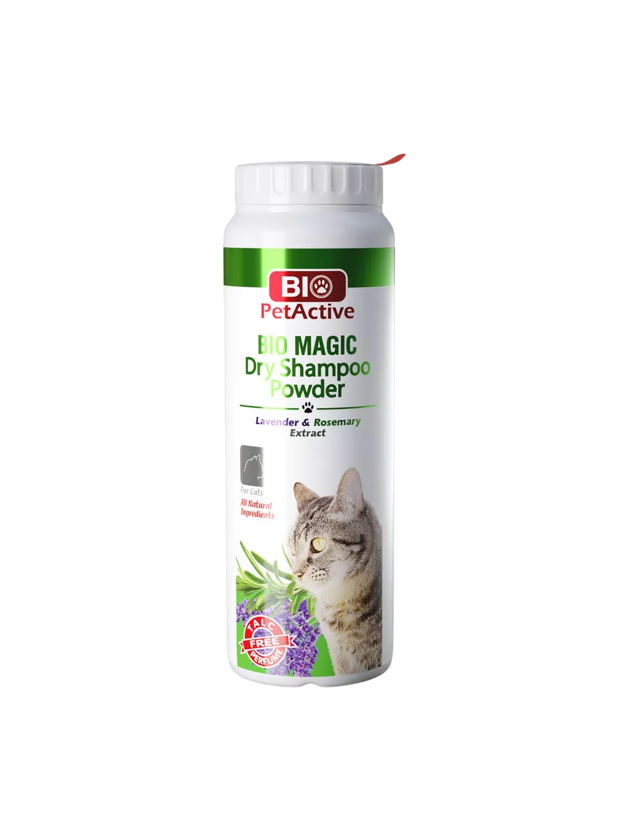 Сухой шампунь для кошек BioPetActive Bio Magic с экстрактом лаванды и розмарина, 150мл
Сухой шампунь для кошек BioPetActive Bio Magic с экстрактом лаванды и розмарина, 150мл
